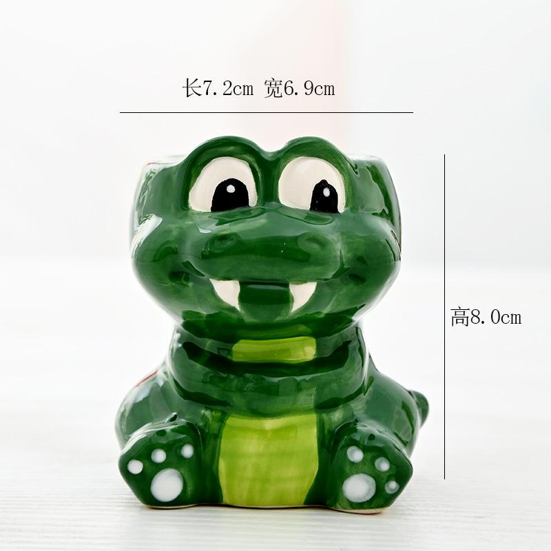 Cartoon Cute Fleshy Flowerpot Desktop Display Potted Container Decoration Gift Balcony Plant Ceramic Creativity