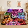 Horror Game F-FNAF Freddy Soft Flannel Throw Blanket,Warm Cozy Blanket for Bed,Couch,Sofa,Bedroom,Living Room,Travel,Picnic