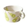 OLOEY Hand-Painted Ceramic Banana Coffee Mug