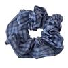 Retro Plaid Large Intestine Hair Tie - Elastic Ponytail Holder & Hair Accessory