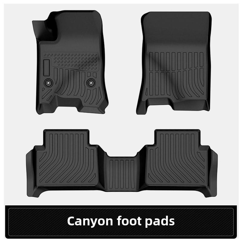 North America Specific Ized All-Weather TPE Car Floor Mats for GMC Canyon General Motors Special Car Mats