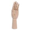 11.8in Wood Hand Model Non Slip Flexible Wooden Manikin Hand for Jewelry Display Sketch Painting