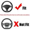 For Tesla Model X and Model S 2016 2017 2018    ABS Carbon Fiber Inner Car Steering Wheel Cover Trim Frame Decor