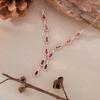 Natural Tourmaline Color Treasure Jewelry Set Chain Necklace Women'S S925 Silver Rose Gold Xiaohongshu Wechat Channels