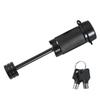 Trailer Hitch Coupler Lock Pin 1/4" Small Trailer Anti-Theft Trailer Hitch Connector Hitch Locks 2-1/2 Inch Wide RV Accessories
