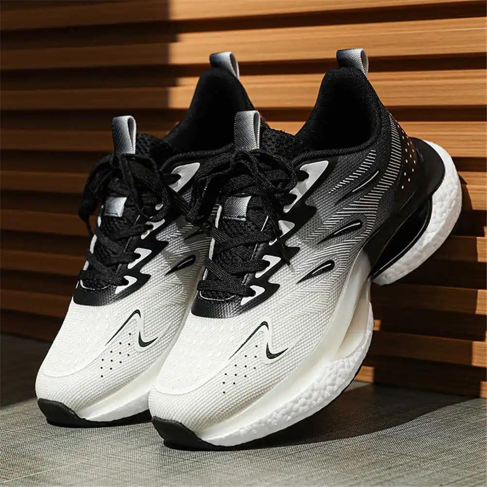 Fashion Gray Number 43 Ladies Boot Flats Sporty Woman Sneakers Black And Red Shoes Sports Wide Foot Technologies Top Quality Maker