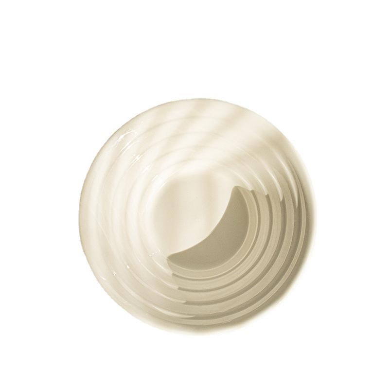 Simple Ceramic Hat Bowl High Value Solid Color Fruit Salad Bowl Household Dish Bowl Round Noodle Bowl Tableware Bowl