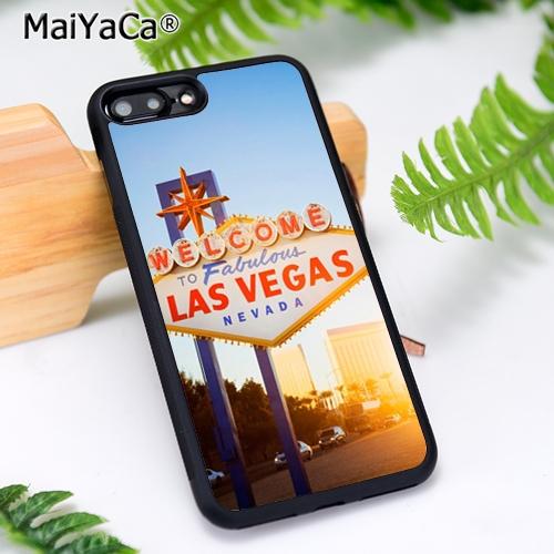 MaiYaCa Las Vegas Sign LIGHTS Nevada Phone Case For iPhone 17 Air 16 15 14 11 12 13 Pro MAX Plus coque Cover Shell