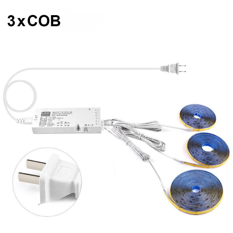 12V COB Parallel Set Wide Display Cabinet Wine Cabinet Decoration Soft Light Strip