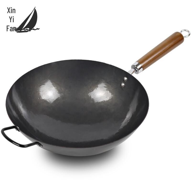 Handmade Wrought Iron Non-stick Wok