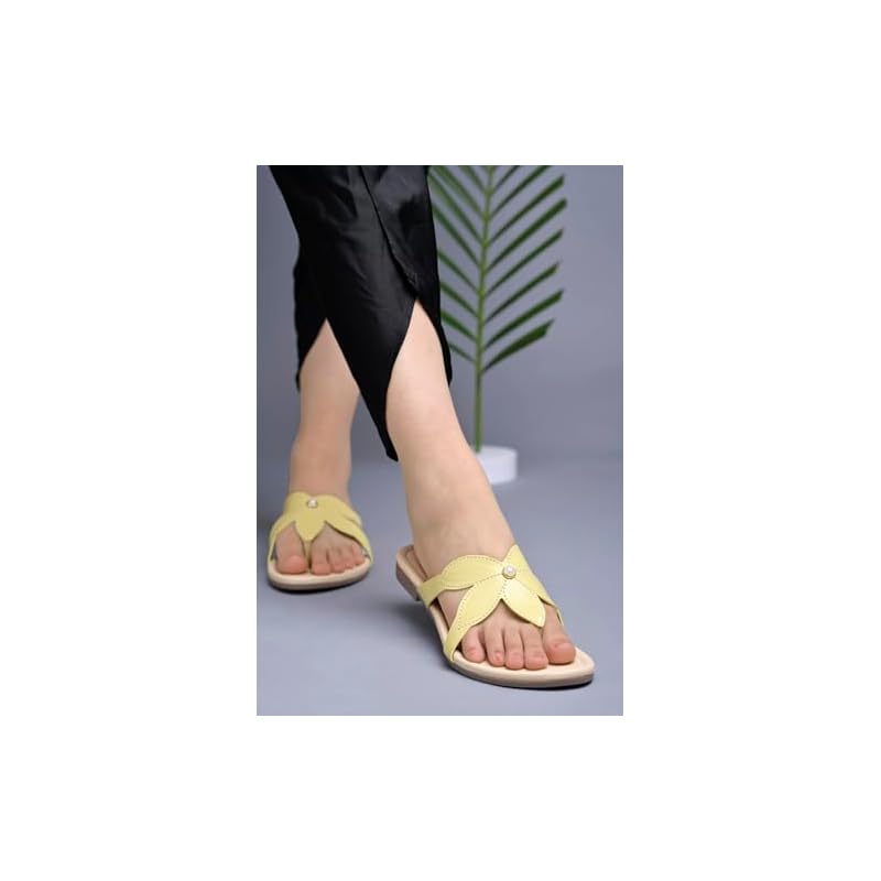 Shoetopia Casual Casual Yellow Flats For Women & Girls /Eu41 8 UK жёлтый