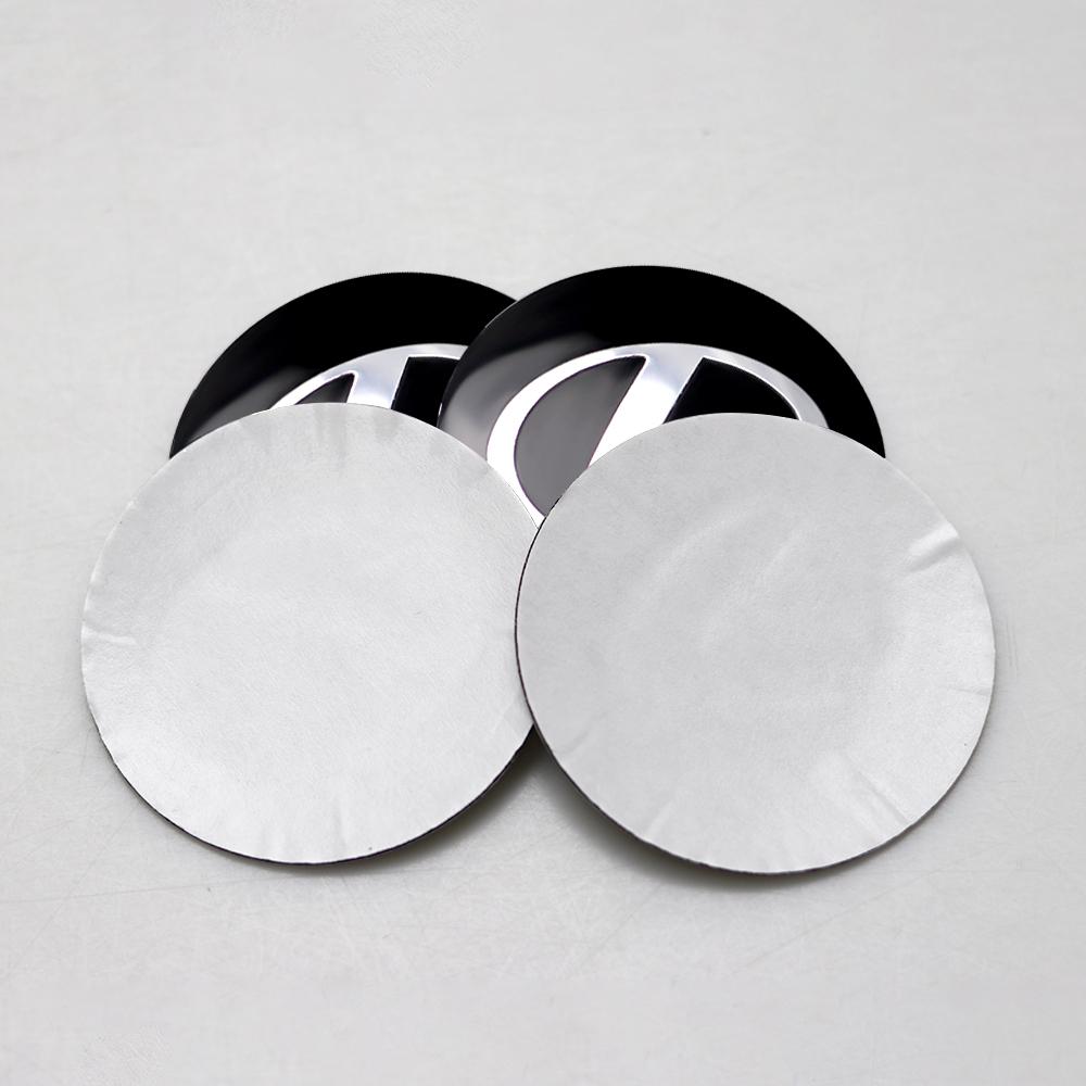 4 Stück 56mm Auto Radnabenkappen Abdeckung Felgenaufkleber Emblem Für Lexus CT200H IS300H IS200 IS250 RX350 NX200 GS430 RX300 Fsport