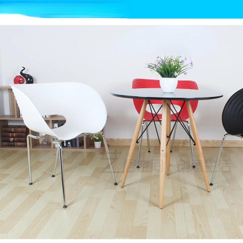 Shell Chair Dining Chair Home Simple Retro Middle Aged Creative Designer Celebrity Casual Coffee