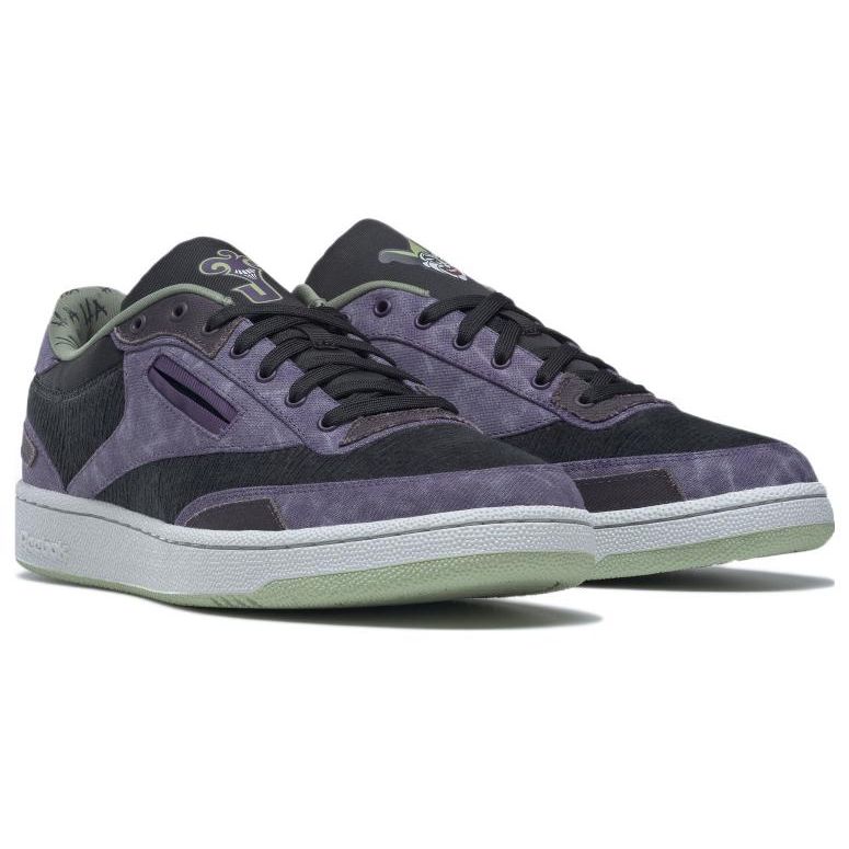 DC X Reebok Club C 85 The Joker Men Sneakers Purple Purple-Shade Spirit-White HQ4573