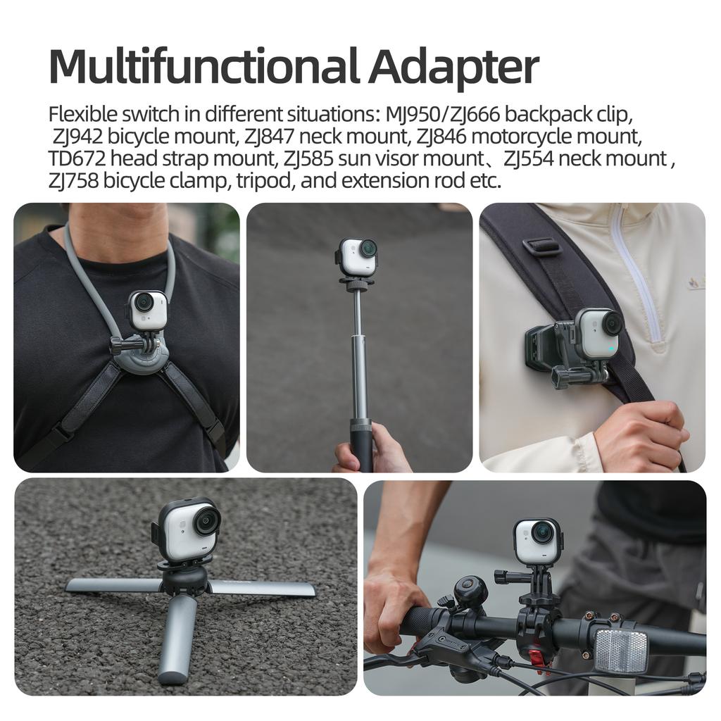 Protective Frame Cage For Insta360 GO Ultra Frame Housing Case Mount For Bike/Tripod/Pole For Insta 360 GO Ultra Accessories