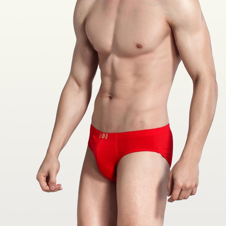 Men's Mid-Waist Cotton Underwear - Loose, Large Size for All Seasons