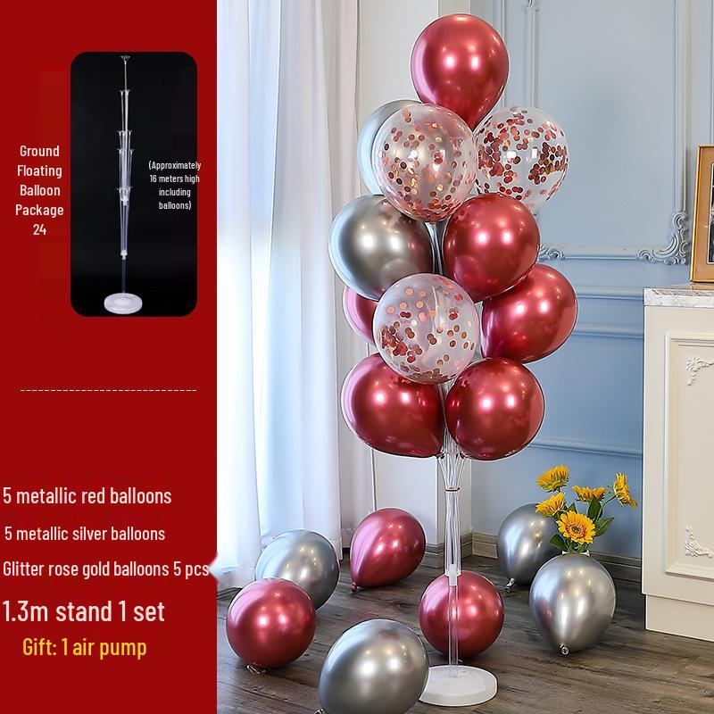 Wedding Balloons: Romantic Aisle Stand & Table Decoration Set