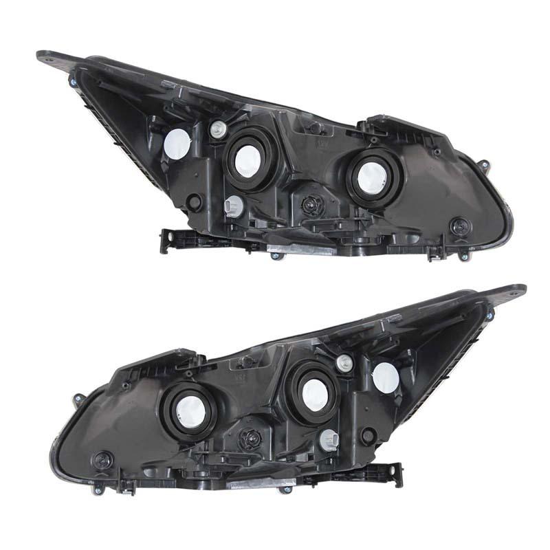 Compatible with 2016-17 Honda Accord (US) Halogen Headlights, Semi-Assembly.