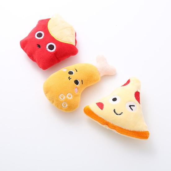 Cat Plush Toy with Adorable Appearance Catnip Fillings Wear-Resistant Teeth Super Soft Cleaning Funny Cat Interactive Toy