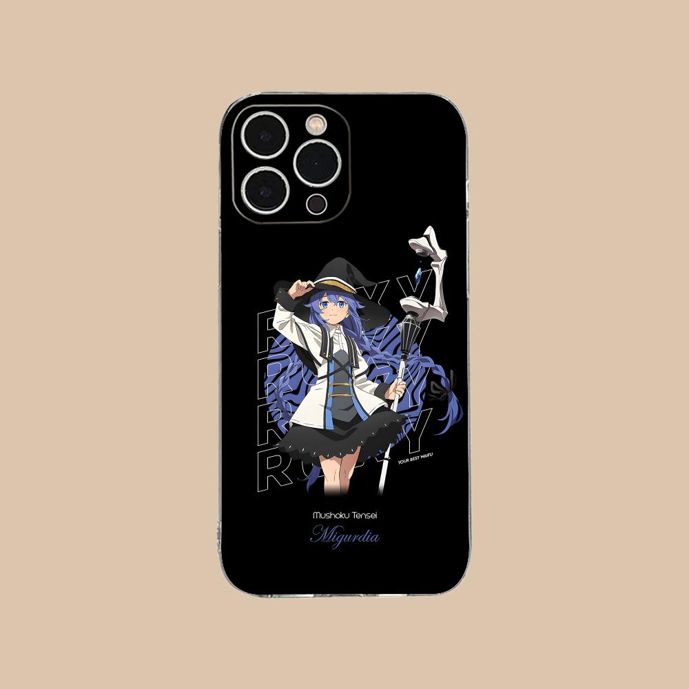 Mushoku Tensei Roxy Mobile Phone Case for iPhone 17 16 15 14 13 12 11 X XR XS Air Pro Max Plus Mini Clear Colorful Cover Luxury