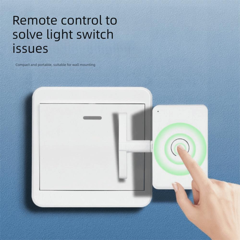 Convenient Light Switch Button Wiring-Free Lazy Switch Actuator Automatic Button Switch Lights