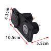 12 V LED Duel Auto 2 USB-Port Ladegerät mit DC Voltmeter Digital Auto/Motorrad/Boot Zigarettenanzünder Buchse Splitter