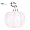 Colorful Pumpkin Charms Natural Crystal Pendant, Mini Carved Stone Charm with Halloween Decorations for Home Metal Hook, Micro Landscape Decor,