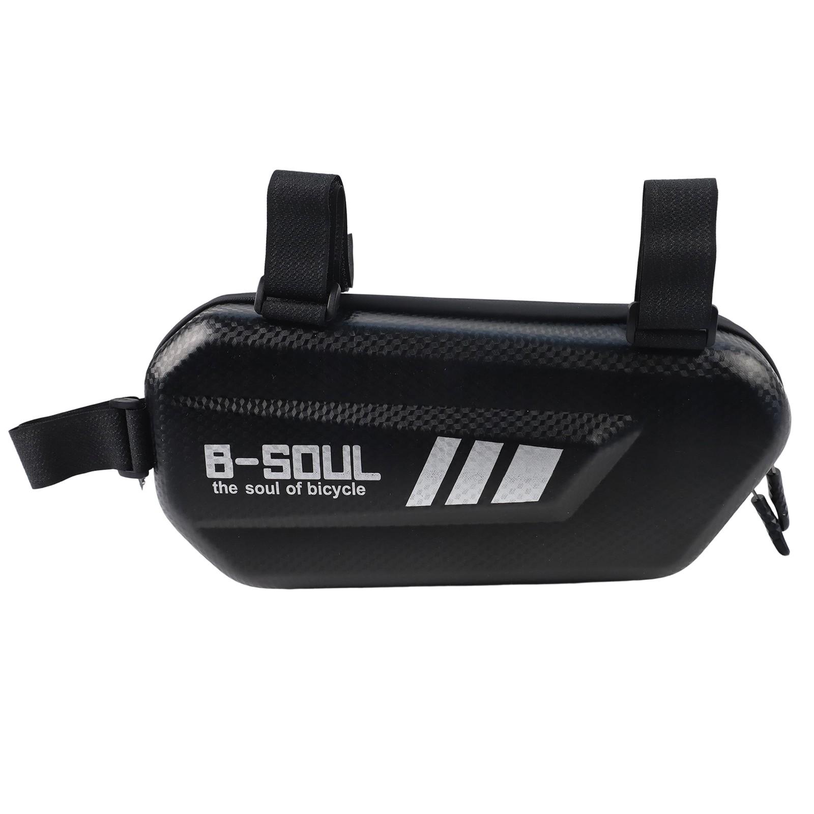Motorcycle Triangle Storage Bag Waterproof with Enhanced Reflective Safety Bike Triangle Bag