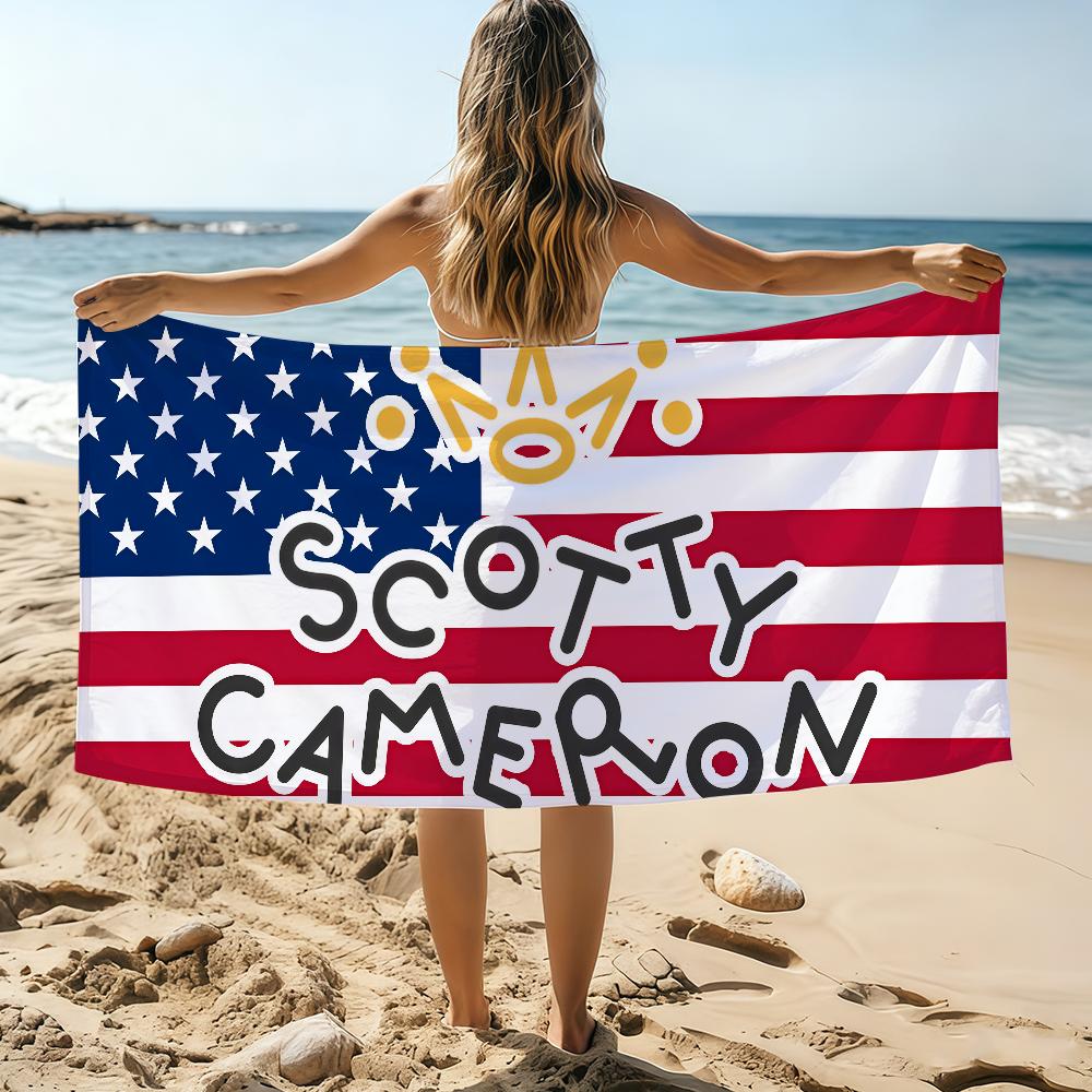 Fashion Print S-Scotty C-Cameron Towel Beach Towel Oversized Quick Dry Towel Absorbent Soft Swim Beachtowels For Men Women