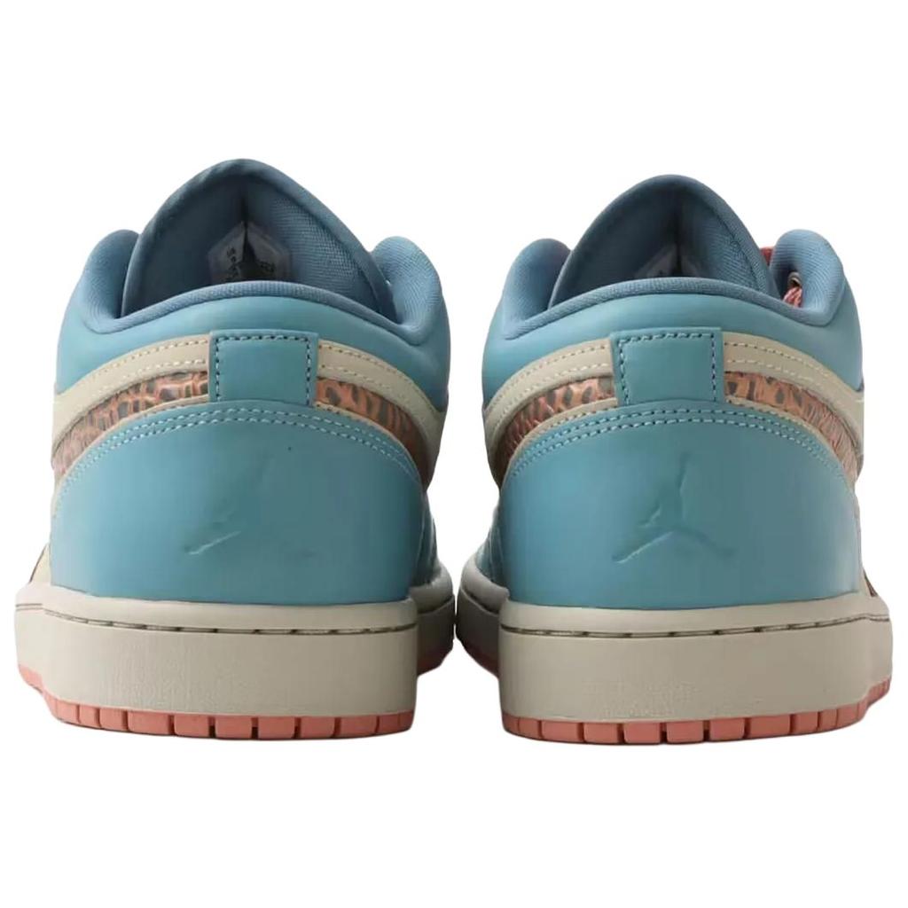 Jordan Air Jordan 1 Low top Vintage Basketball Shoes Unisex Beige Blue Pink IM8120-464