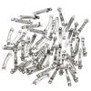 50pcs Metal French Barrette Blank Hair Clip Hairpins Arches Silver DIY Hair Accessories