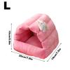 Gerbil House Warm Nest Chew-proof Enrichment Small Hamster House For Bunny Pet Ferret Animal Chinchilla Squirrel Birds Winter