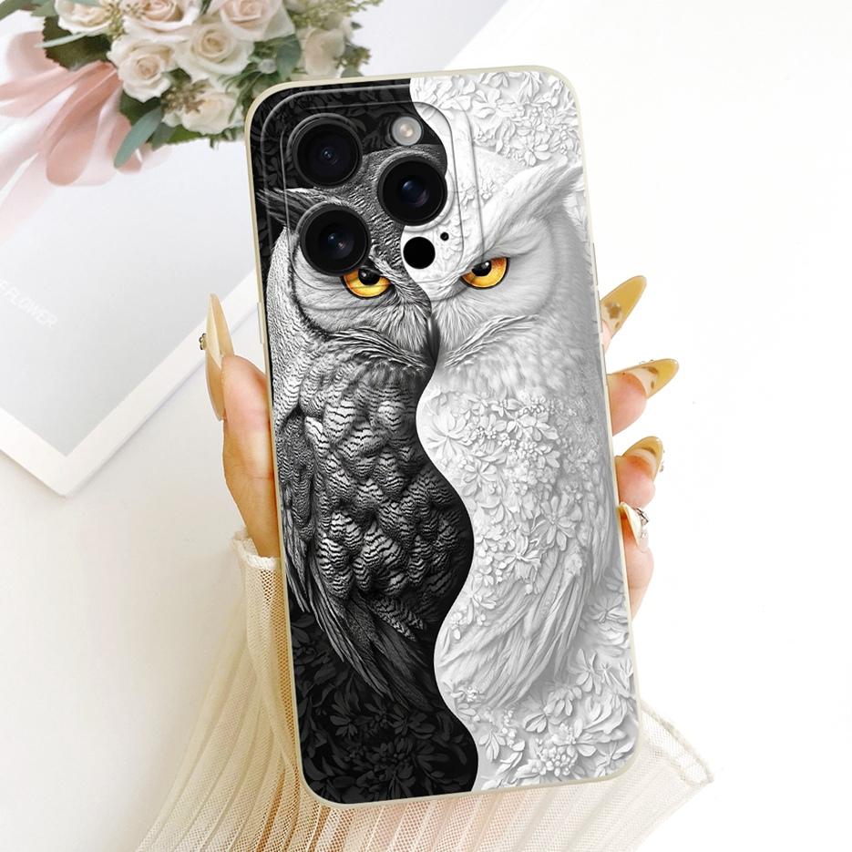 Für Apple iPhone 16 Pro Max Hülle Niedliche Katze Panda Cartoon Hülle Weiche Silikonhülle Für iPhone 16 Plus iPhone16 Pro Rückseite Hüllen
