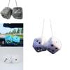 Soft Plush Dice Toy Hanging Decoration For Car Festive Ornament