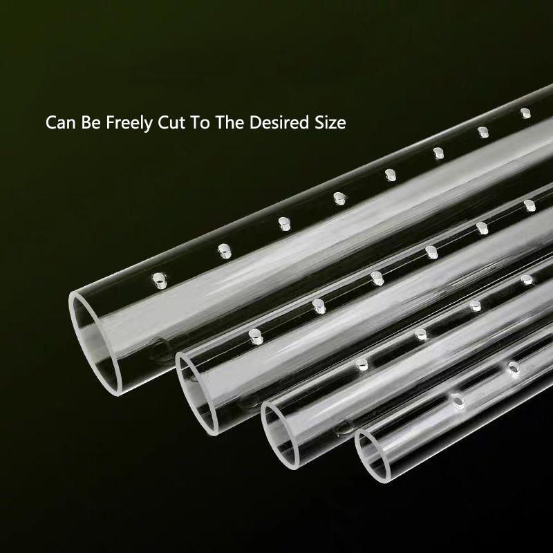 1Pcs High Transparent Aquarium Filter Rain Spray Bar Outflow Pipe Acrylic Rain Shower Outlet Tube  Fish Tank Filter Accessries