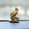 Fengshui Owl Statue Horned Owl of Wisdom Decorative Owl Showpiece Bird Statue for Car Dashboard Home Decor Living Room Decoration