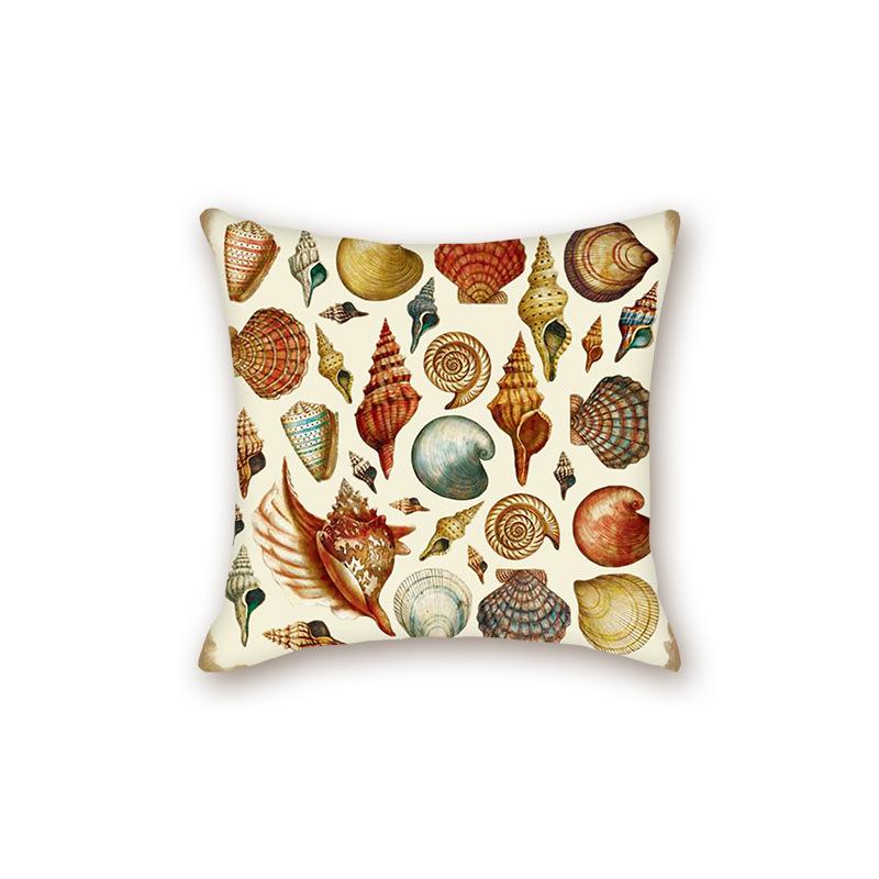 New Modern Simple Ocean Series Sofa Cushion Pillow Case Bedside Bedroom Backrest Pillow