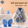 PAW Patrol Kids Scarf and Five-Finger Glove Set