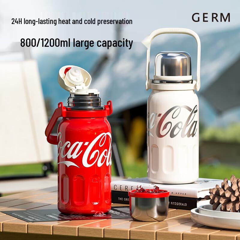 Germ Coca-Cola Stainless Steel Sports Water Bottle