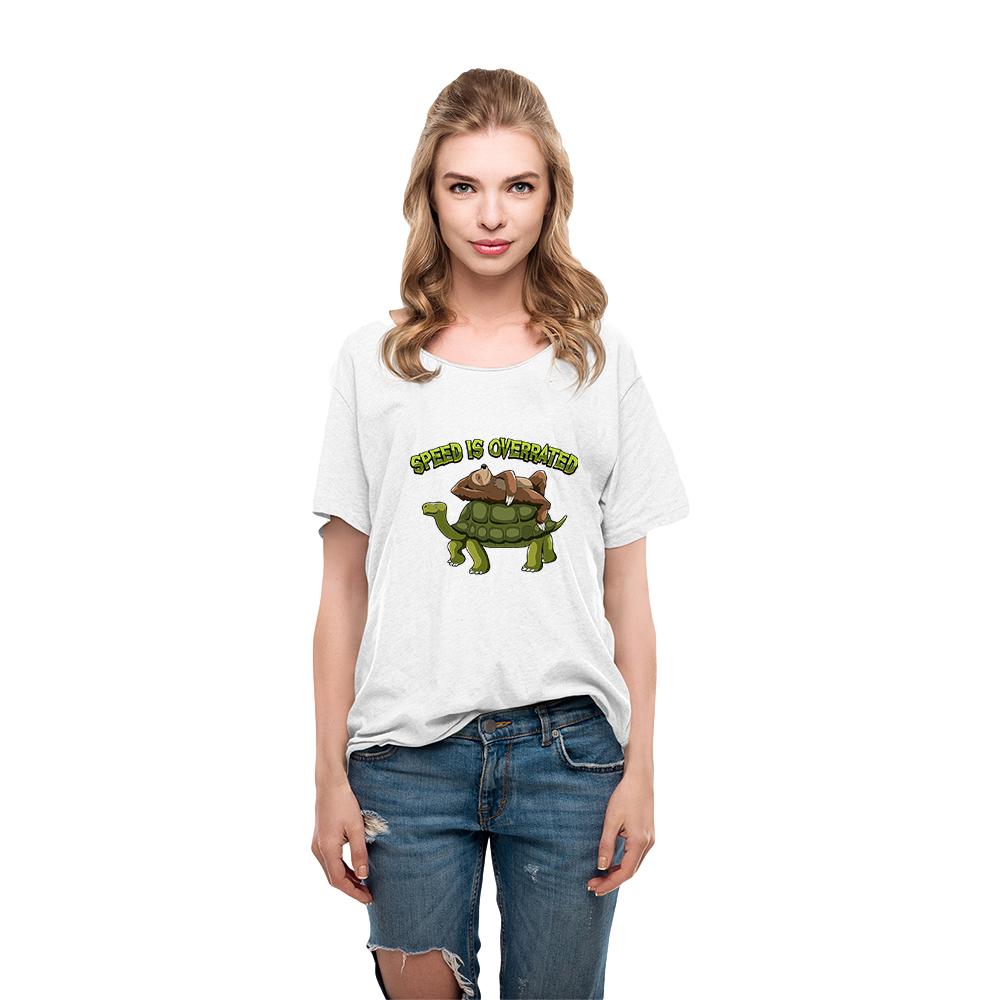 Tortue Et Paresseux Dessin Animé T-shirt Femme Drôle Été Urbain Décontracté Hauts Vêtements Tumblr Femme Nouveau