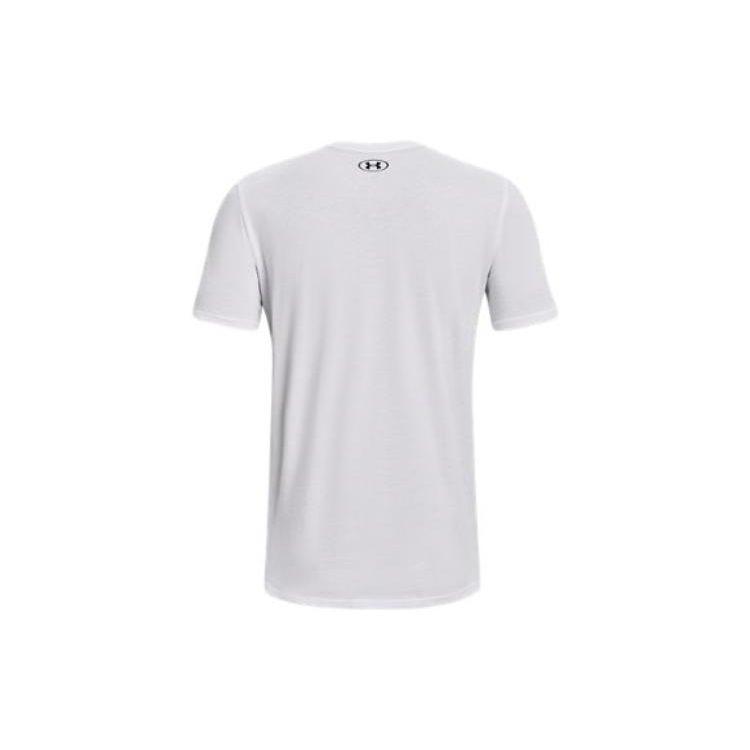 Under Armour Crew Neck Fitted Straight Fit Short Sleeved T Shirt Men's White 1373745-100