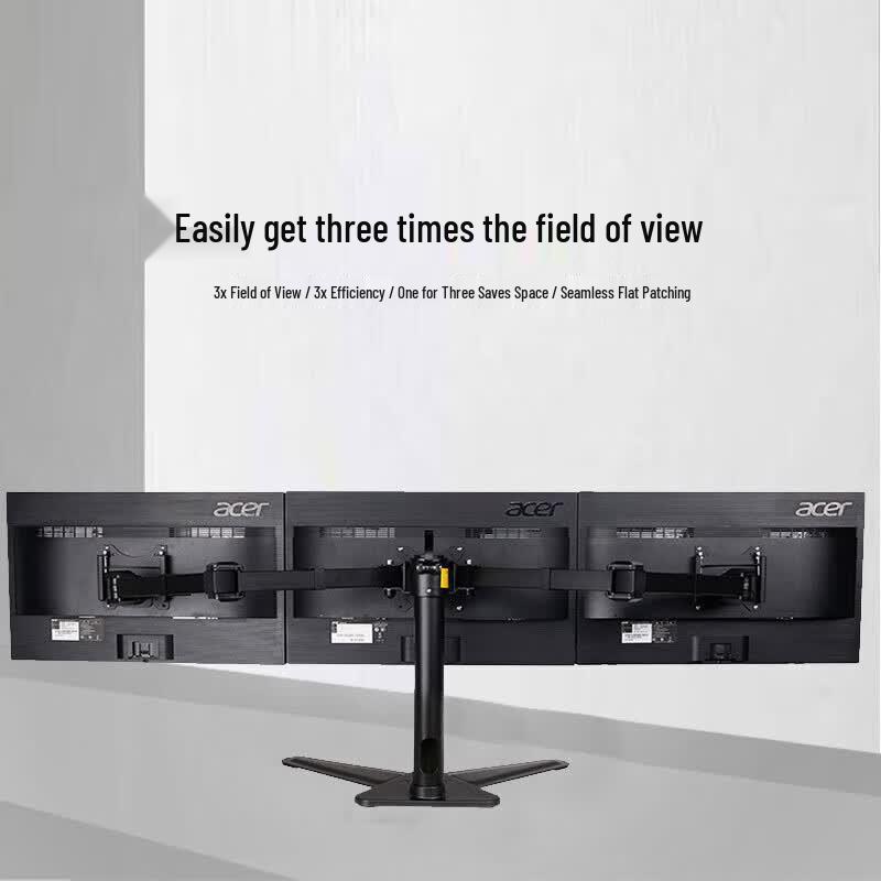 Loctek D2T Triple Monitor Desk Mount