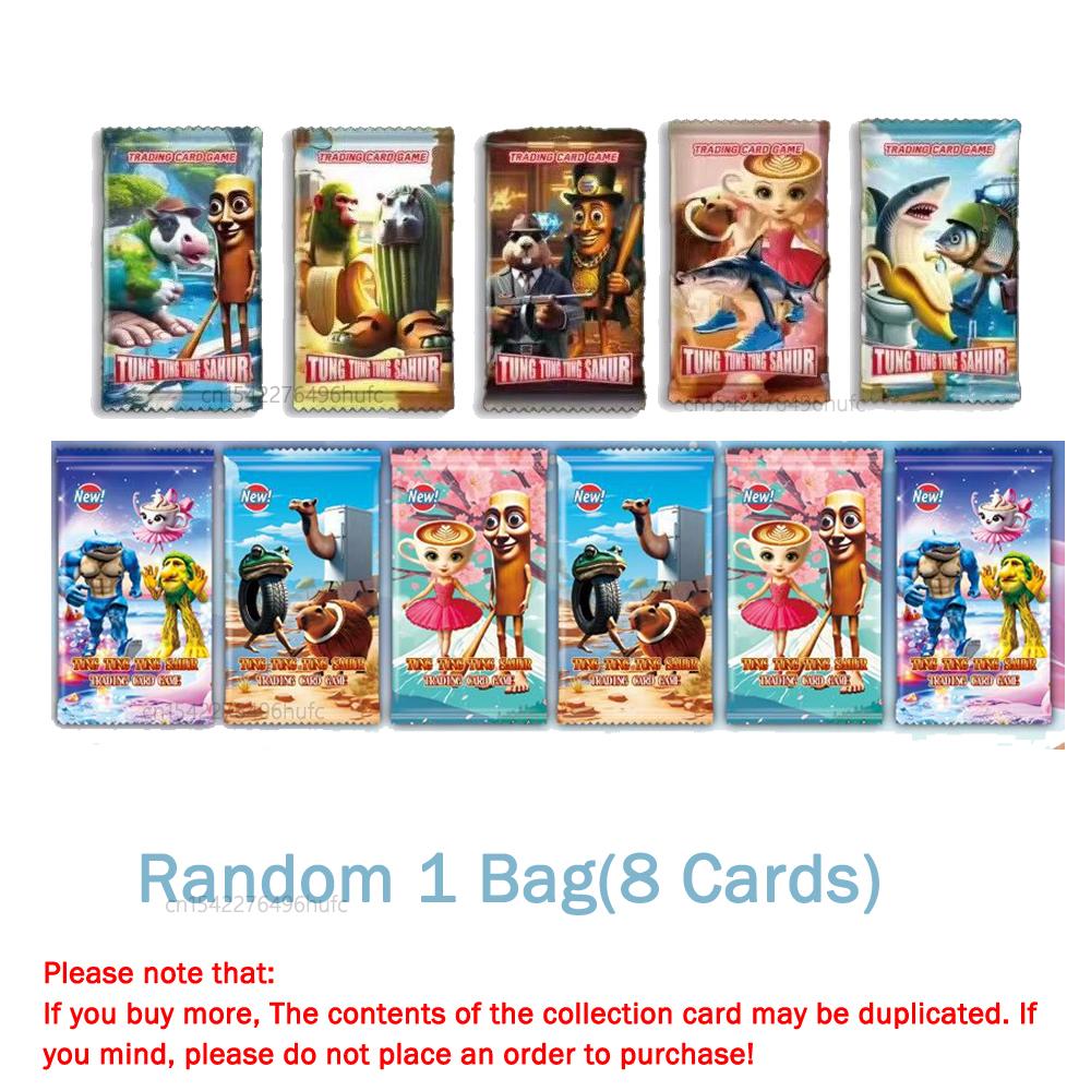 

288/8Pcs Italian Brainrot Collection Cards Tungtungtung Sahur Tralalero Tralala-Children s Card Game Toy Trading Cards Gift