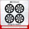 4PCS/Set Hubcaps 19 inches Full Coverage Arachnid Wheel Cover Cap Design for Tesla Model S/ Model Y Automobile Accessories