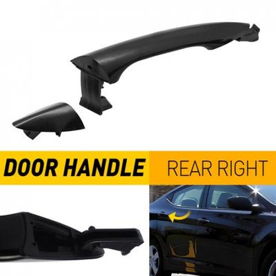 Rear Door Exterior Right Handle Fit Passenger Hyundai Black 2011-2016 Elantra
