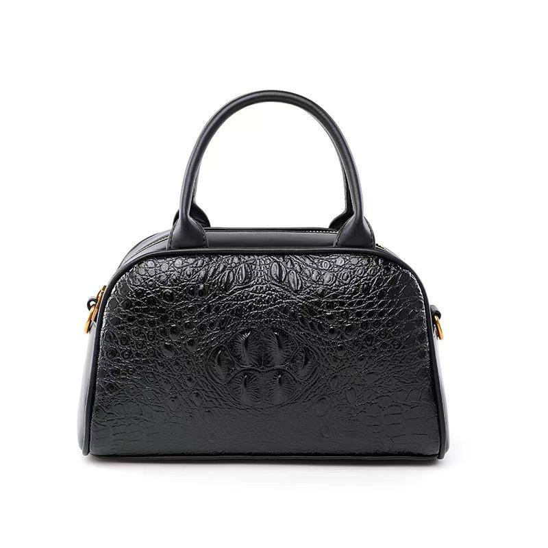 New fashion crocodile pattern shoulder messenger bag women's bag shell bag large capacity women's