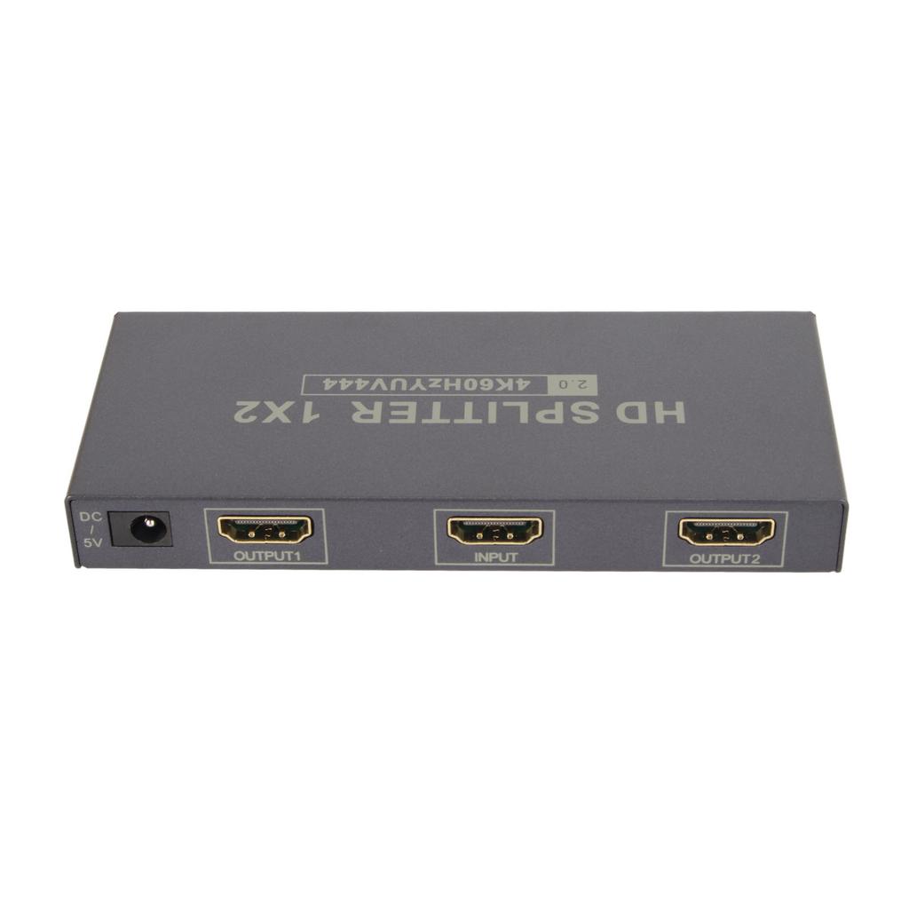 1x2 HD Multimedia Interface Splitter 4K 60Hz 18G HDCP2.2 RGB444 1 Eingang 2 Ausgänge HD Multimedia Interface