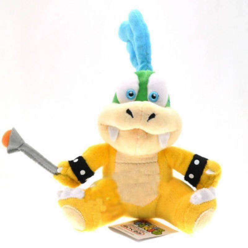 Adorable Koopalings Super Mario Bros 7" Koopa Plush Toy Ideal Kids Gift Usa Seller