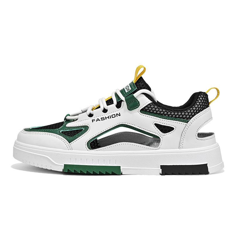 2025 Summer New Men's Shoes Trendy Casual Sports Shoes Versatile Height Increase Breathable Shock Absorption Non-slip Wear-resistant Shoes