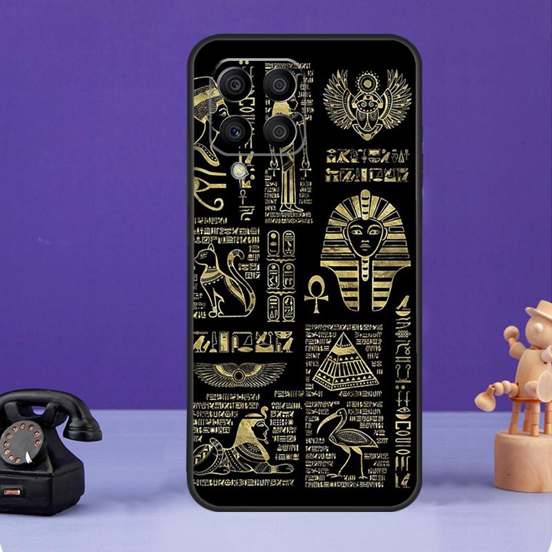 Sacred Eye of Horus Egypt Fresco Case For Samsung Galaxy M34 M13 M53 M51 M31 M11 M14 M54 M12 M32 M52 M16 M36 M56 M15 M35 M55